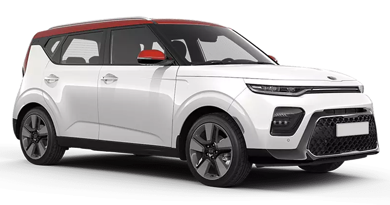 Inferno Red Clear White